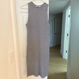 Zara Trafaluc - 2017 spring/summer , Midi Sleeveless Dress stretchy-size M